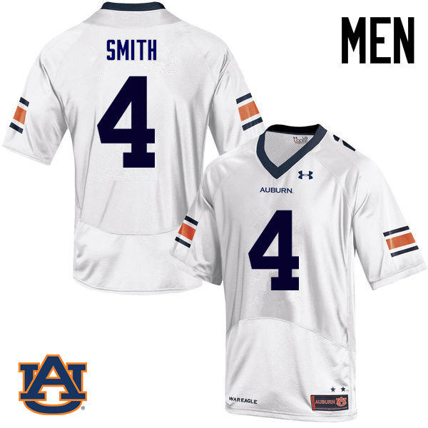Men Auburn Tigers #4 Jason Smith College Football Jerseys Sale-White